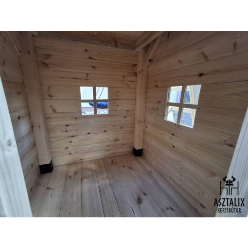 8# Extra nagy játszótér ZÁRT (150x150cm), 2 állásos hintaállvánnyal