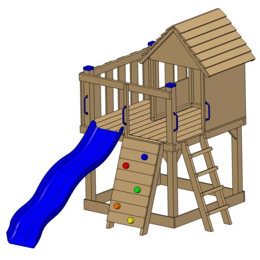 5# Kisházikós játszótorony