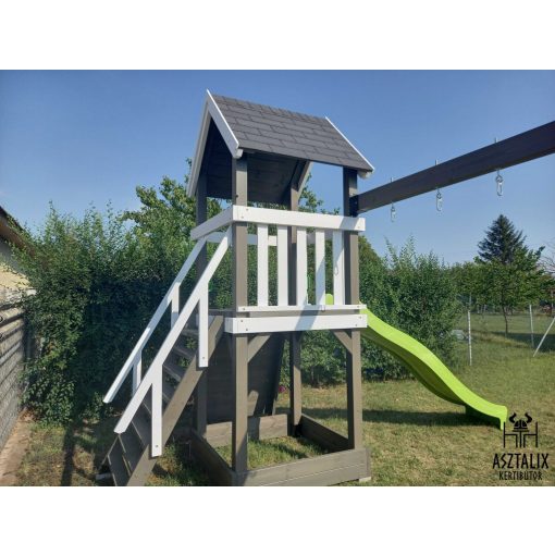 1# PREMIUM nagy játszótér (130x130cm), 2 állásos hintaállvánnyal