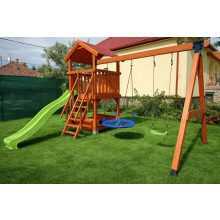 2# PREMIUM extra nagy játszótér (150x150cm), 2 állásos hintaállvánnyal