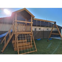 2# PREMIUM extra nagy játszótér (150x150cm), 2 állásos hintaállvánnyal