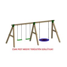 Hintaállvány 6 lábas (normál+fészek hintához)